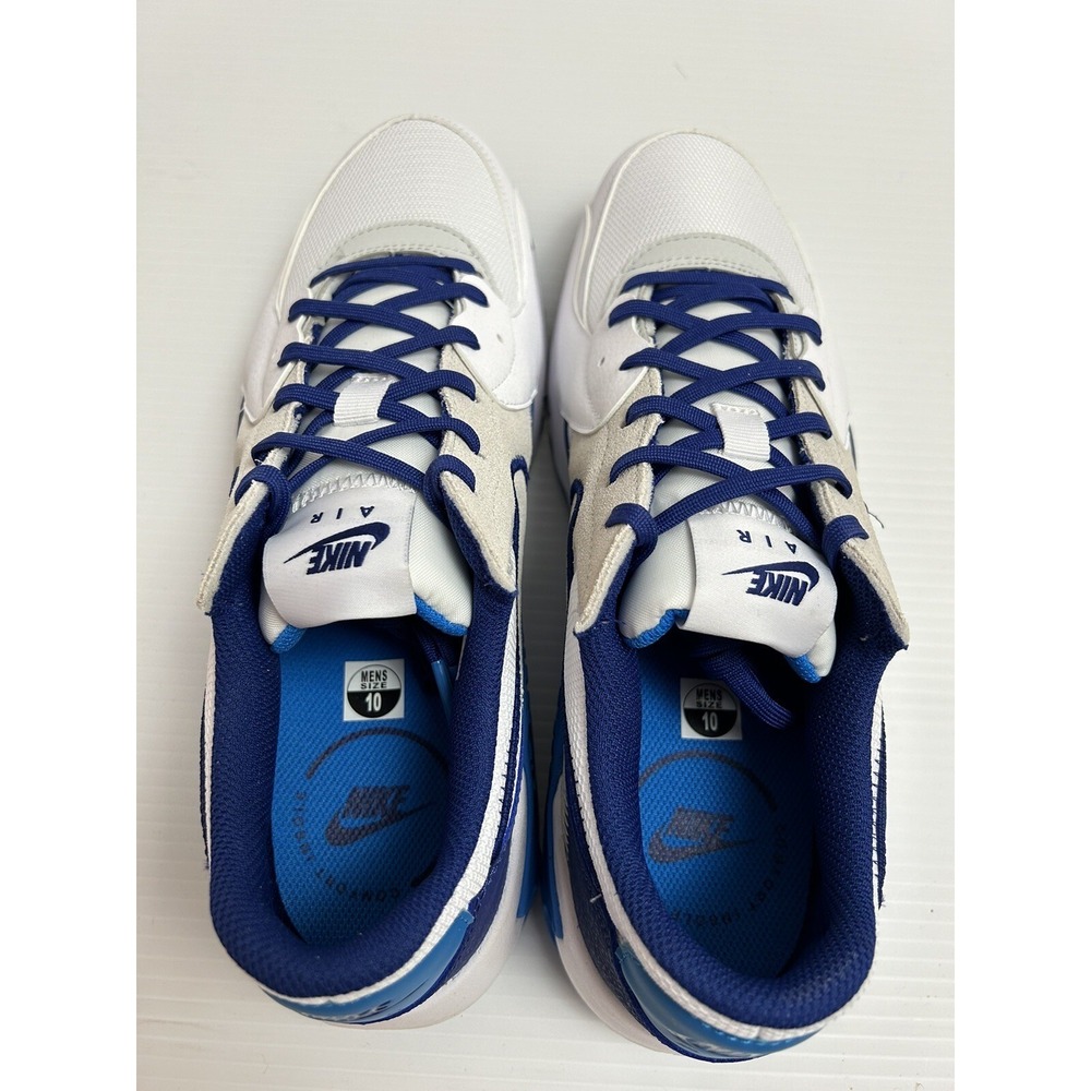 Men's Nike Air Max Excee Shoes White Deep Royal Blue Size 10 DZ0795-100 - Picture 4 of 8